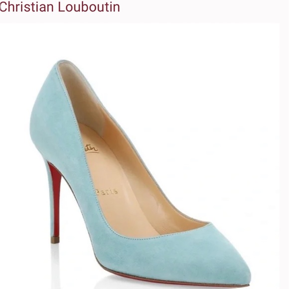 Christian Louboutin PIGALLE FOLLIES 85 VEAU VELOURS - Picture 1 of 6